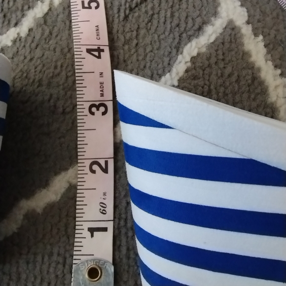 Michael Kors "Ruby Wedge" Striped Sandals - Picture 11 of 15